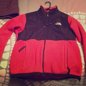 Women’s Northface jacket -pink and brown